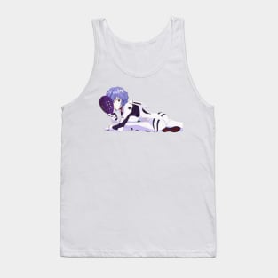 Rei Ayanami Lewd Pose Tank Top